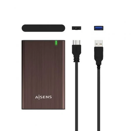Aisens Caja Externa 2.5 Pulgadas ASE-2525BWN Marrón